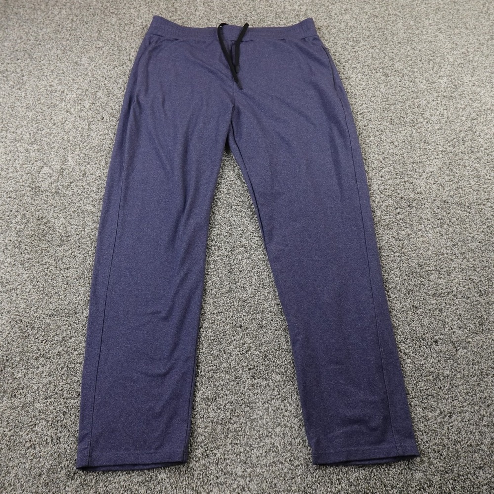 Public Rec Pants Mens 38X32 Blue Performance Drawstring Jogger Sweatpants Golf